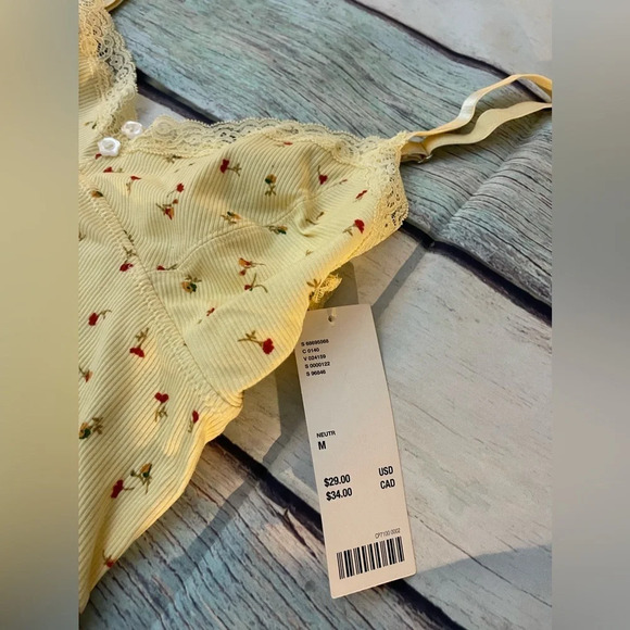 UO Out From Under Into The Woods Cotton Top, Color: Neutral, Size: M, NWT - Picture 4 of 8